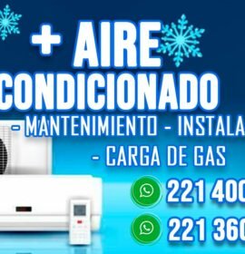 + Aire Acondicionado: Instalación de equipos Mantenimiento  y carga de gas refrigerante”