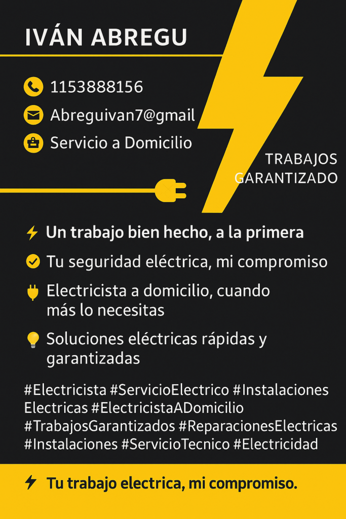 Electricista instalador