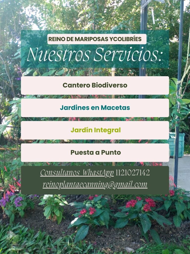 Jardines de mariposas y colibries