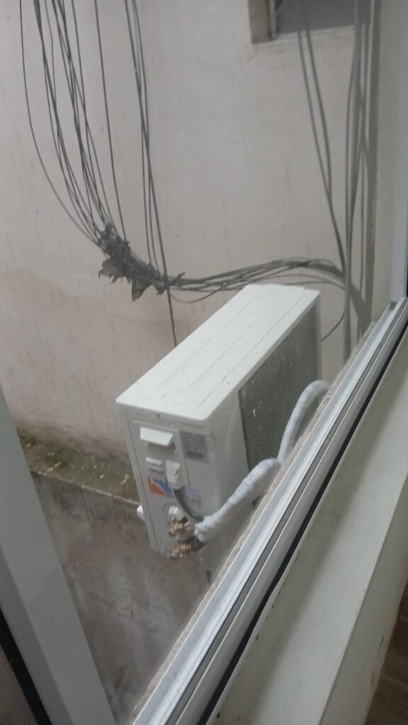 Instalación de aire acondicionado