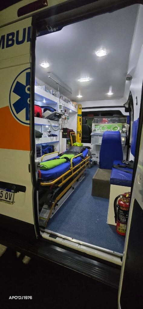 Servicio ambulancia . Enfermería