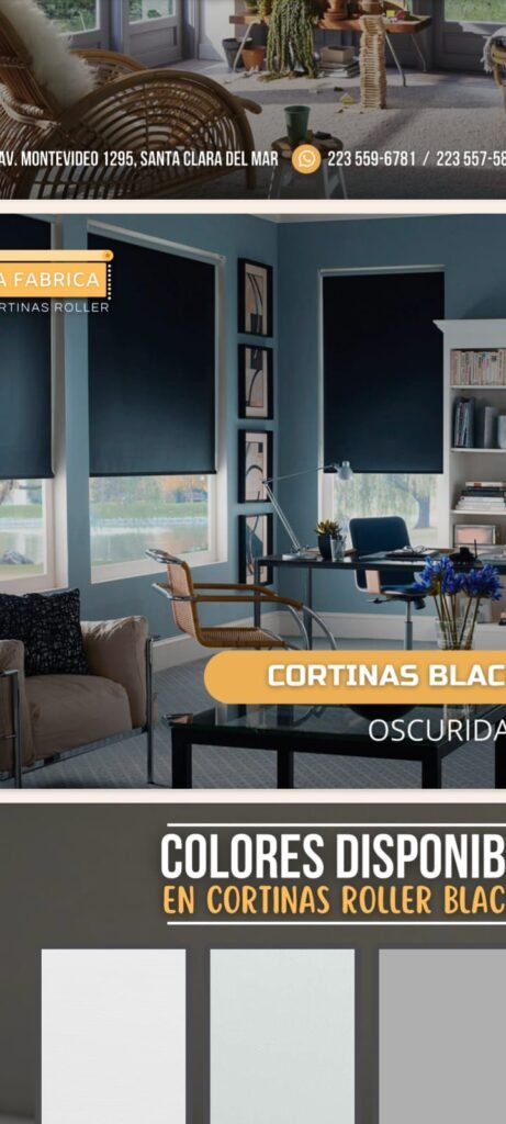 Cortinas roller y aberturas