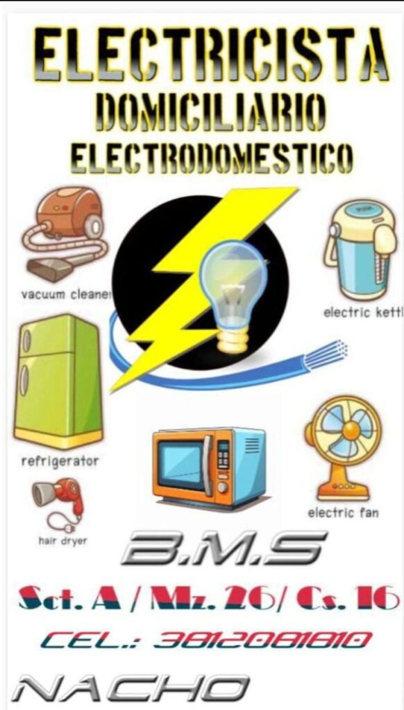 electricista reparador de computadoras