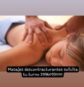 Servicio de masajes descontracturantes