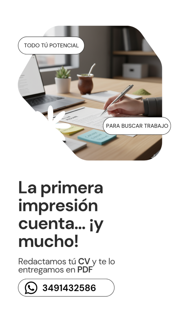 Redacción de CV – Entrega en PDF