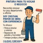 Cristian, Pintor de obra