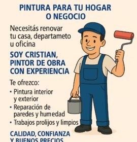 Cristian, Pintor de obra