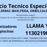 Servicio técnico de calderas y Aires acondicionados, instalación de gas Servicio técnico de calderas y Aires acondicionados, instalación de gas
