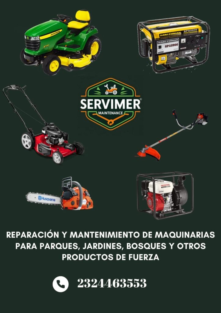 Reparación máquinas de pasto