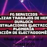 Herrería, electricidad, plomería, pintura gral
