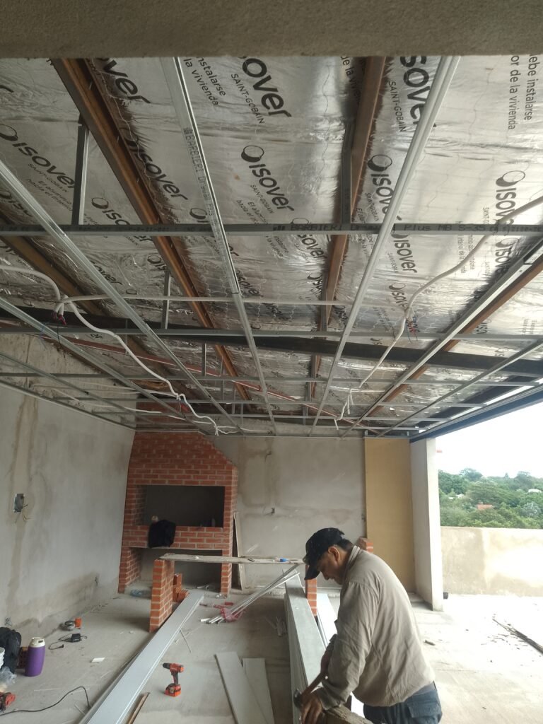 Albañil, construcción en seco , c
