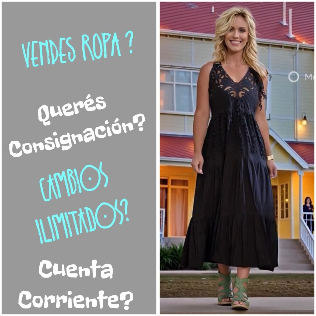 Venta de ropa de mujer y consigna
