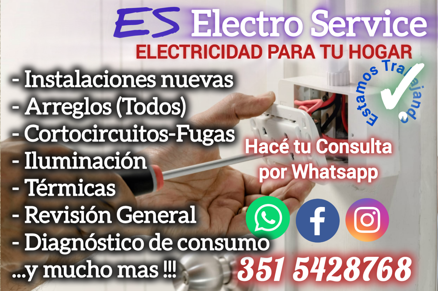 Electricista domiciliario e indus