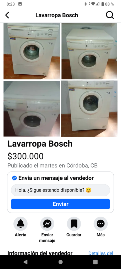 Técnico en lavarropas automático ventiladores y electrodomésticos