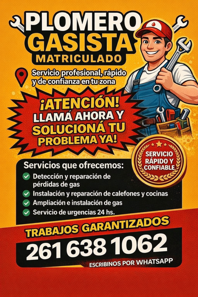 Servicios de plomería y gas