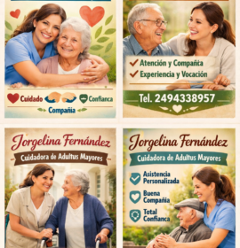 Cuidadora personal adulta