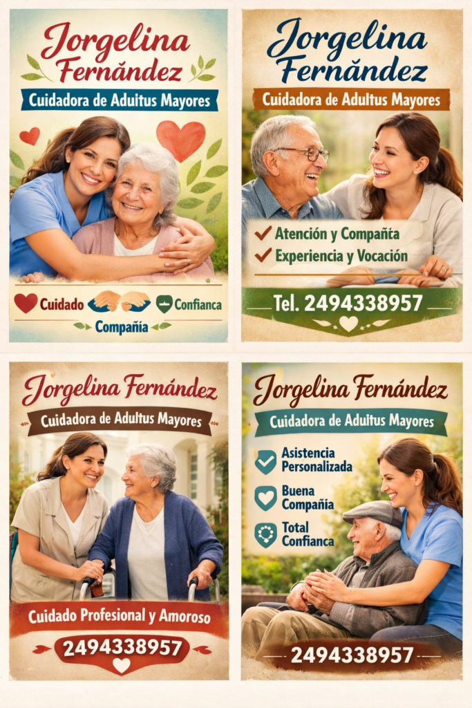 Cuidadora personal adulta