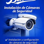 Cámaras de seguridad y Mantenimiento.