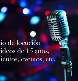 Locución para videos de eventos