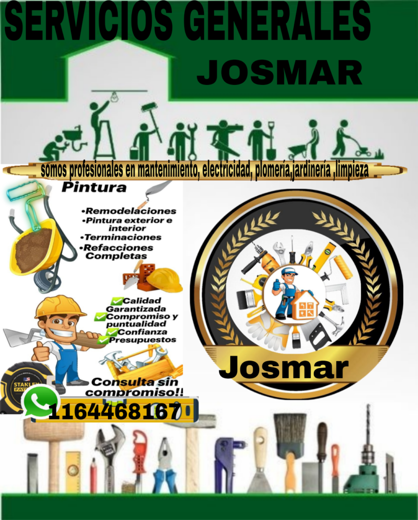 Josmar  mantenimiento generales .