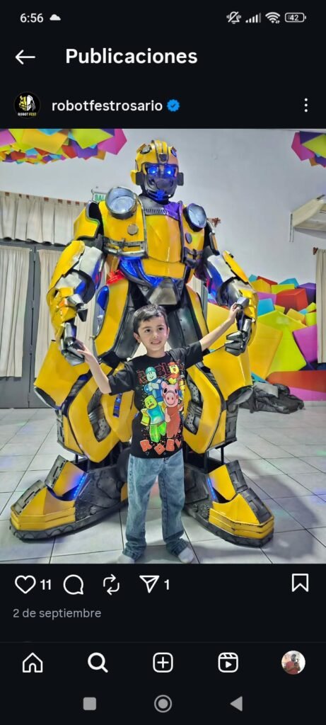 Bailarín zanquero.