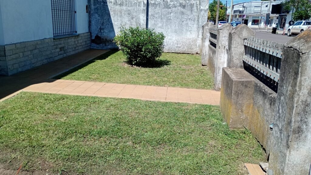 Jardinería corte de pasto y mante