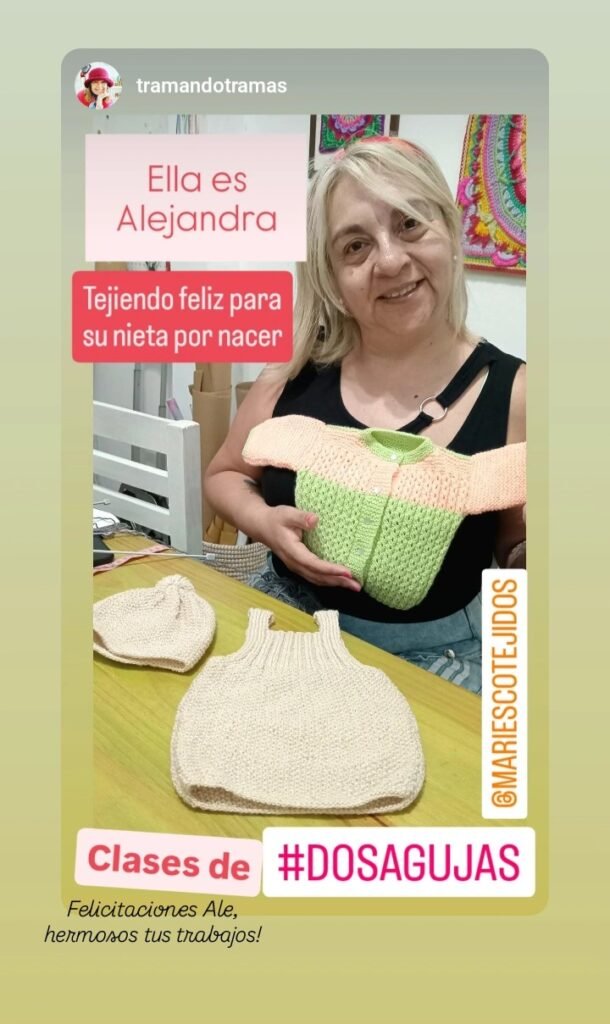 Profesora de tejido