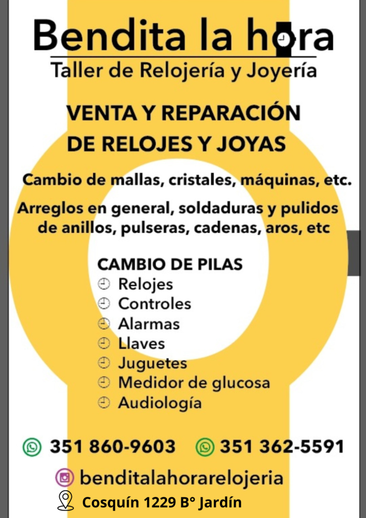 Bendita la Hora taller de relojer