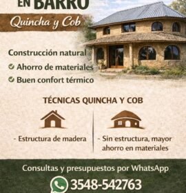 Construccion  en barro (casa ecologicas)