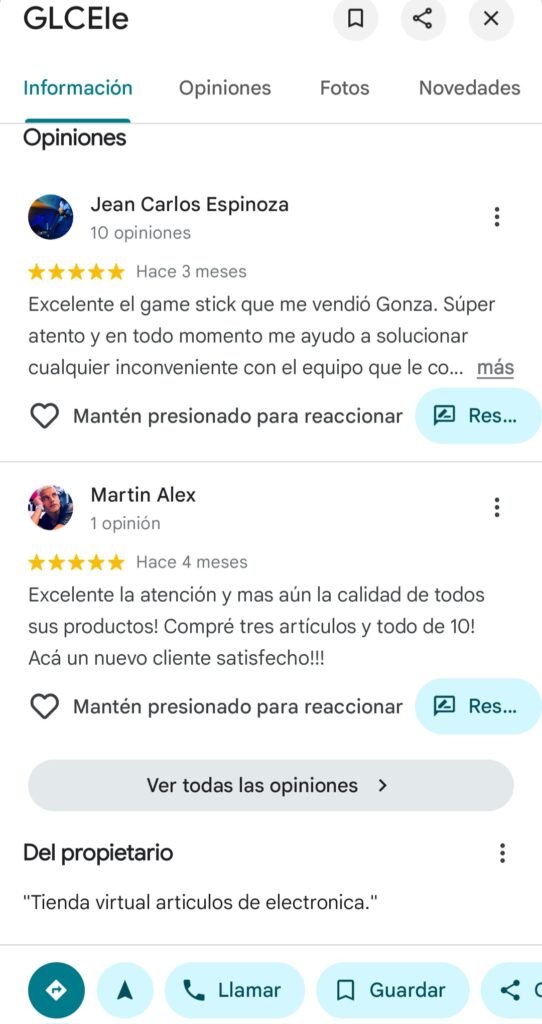 Venta de Artículos de Electrónica
