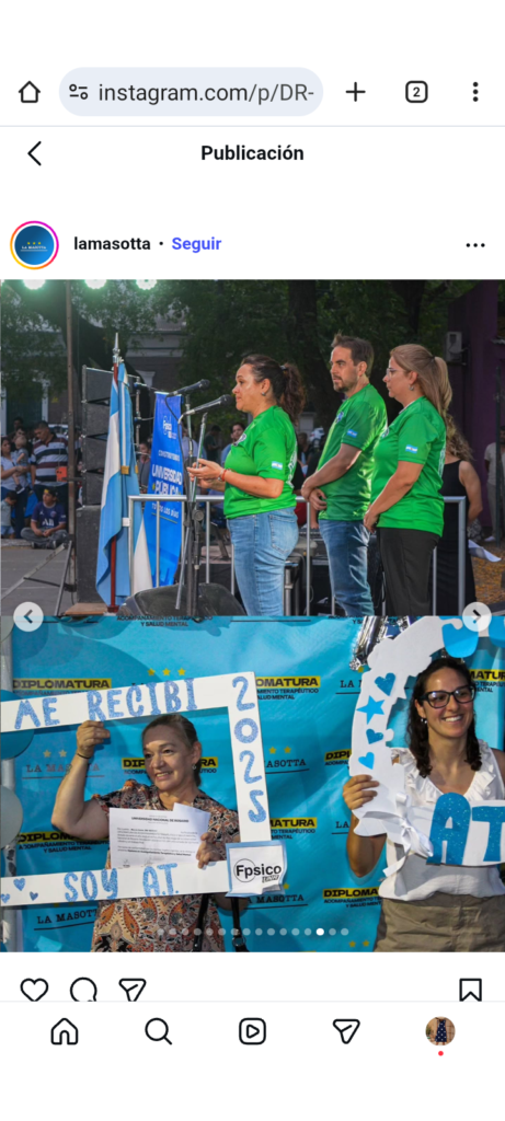 Acompañante Terapéutico y salud m