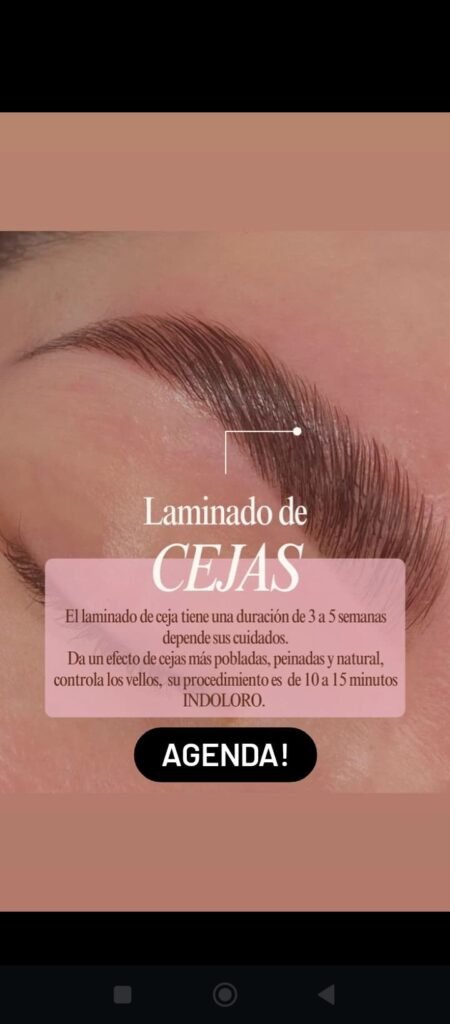 Uñas, pestañas y cejas AINE