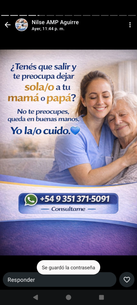 auxiliar de enfermería