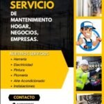 mantenimiento del hogar, aire acondicionado y estructuras metálicas