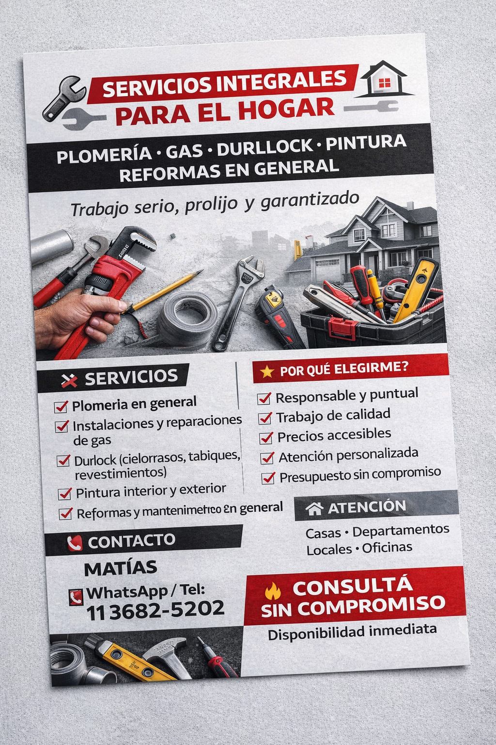 Plomeria gas pintura herreria ref