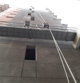 Trabajo en alturas con máquinaria