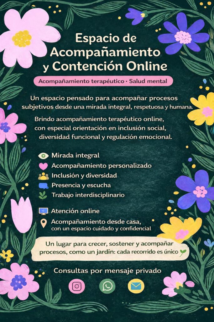 Espacio de acompañamiento y coten