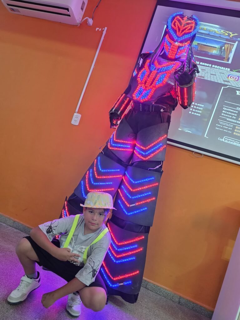 Bailarín zanquero.