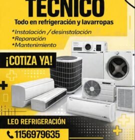 Técnico en refrigeracion y lavarropas