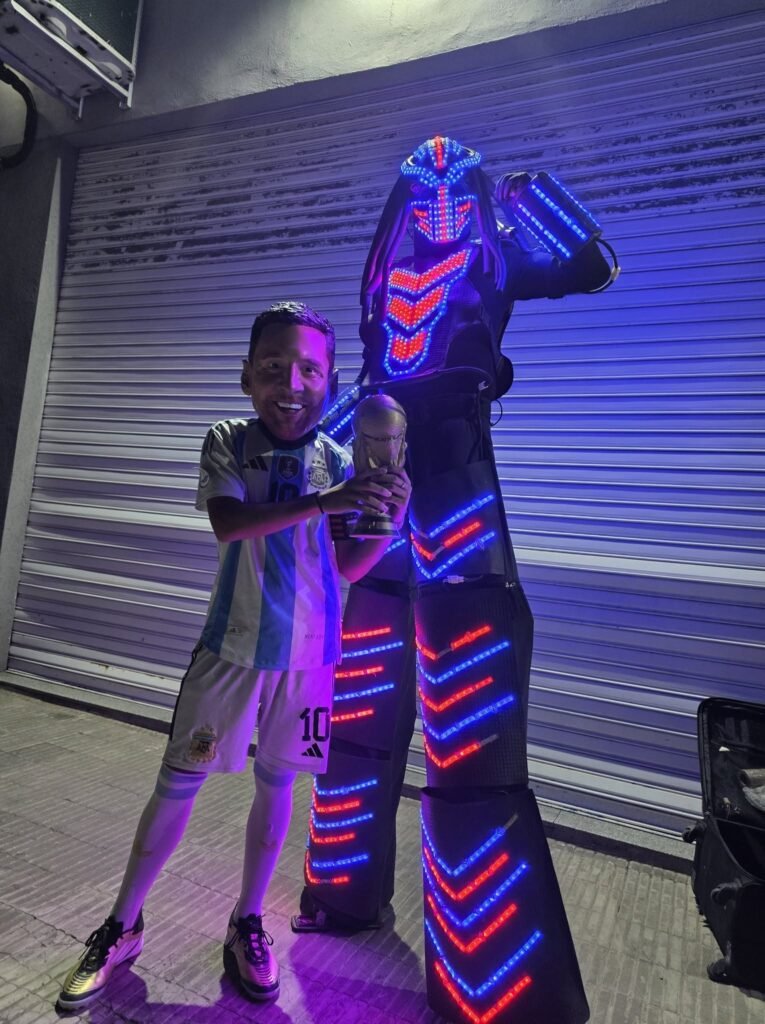 Bailarín zanquero.