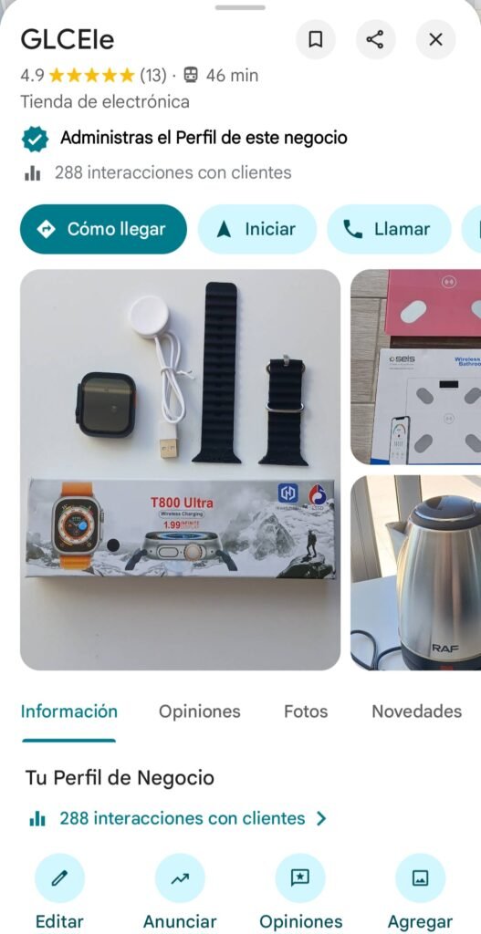 Venta de Artículos de Electrónica