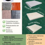 Fabricamos losetas de hormigón, alto transito