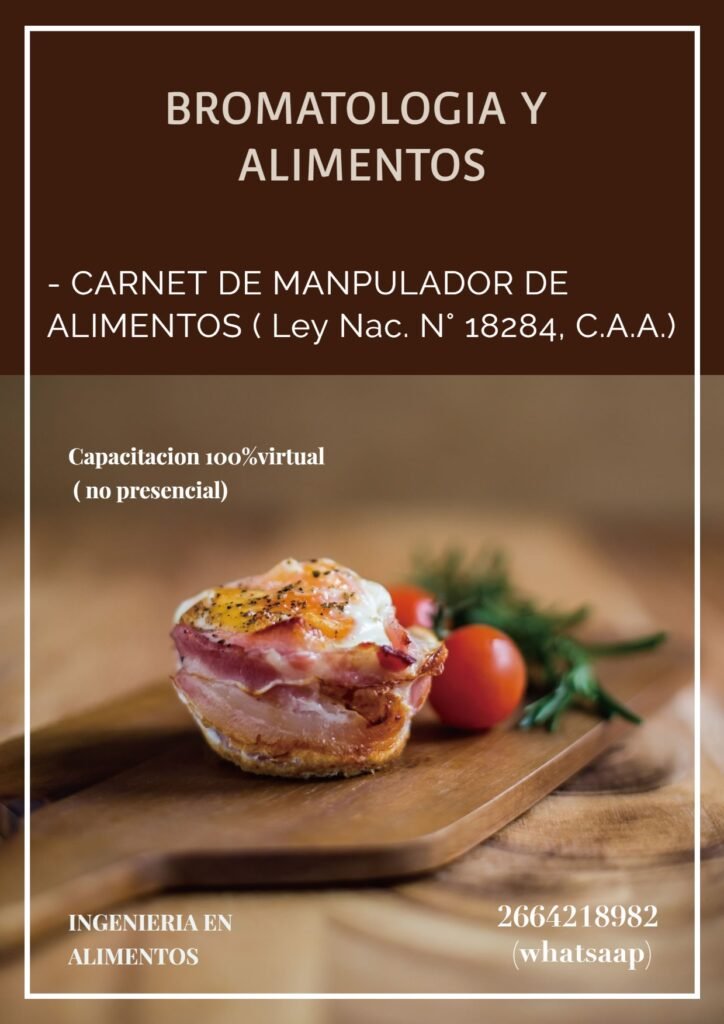Bromatologia y alimentos