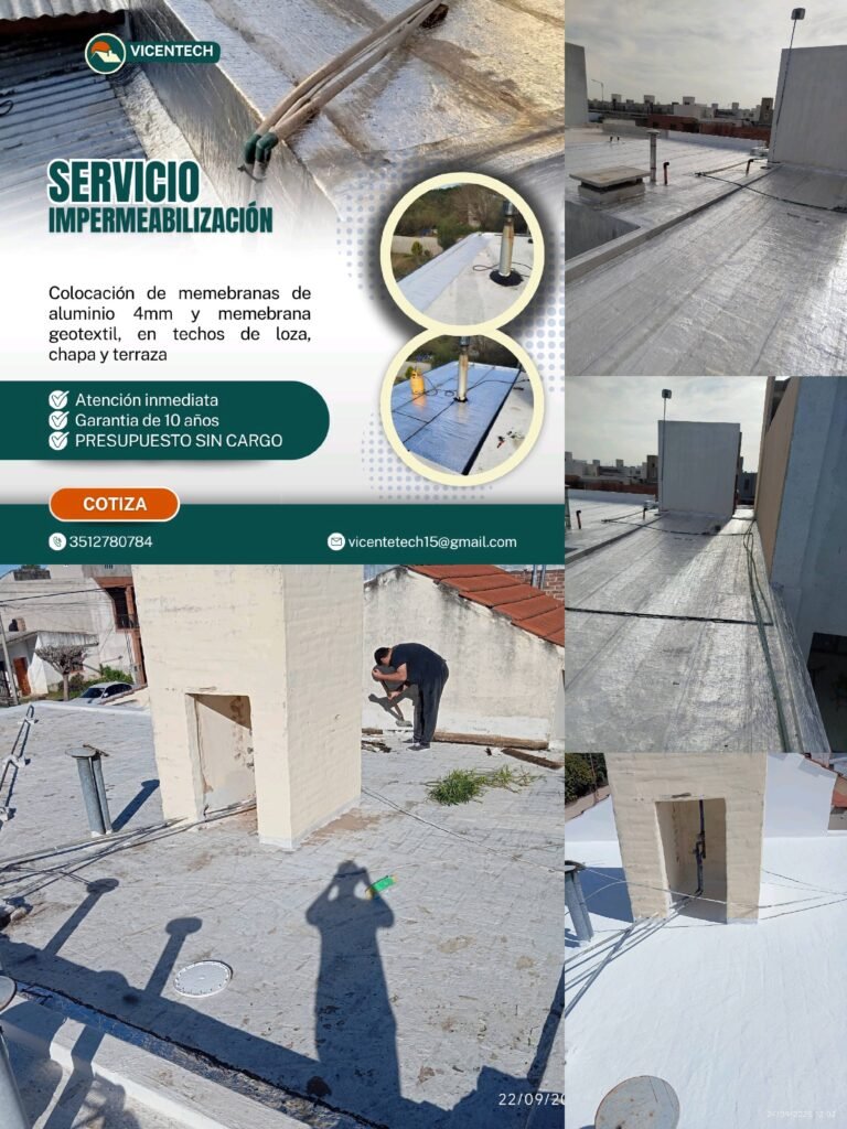 Servicio de impermeabilización