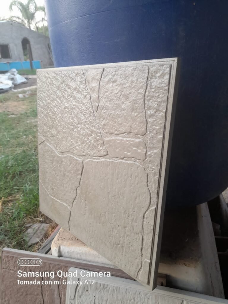 Fabricamos losetas de hormigón, a