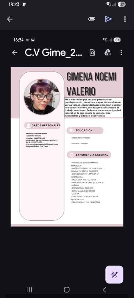 Guía turística  moza,niñera,doméstica  atención al cliente