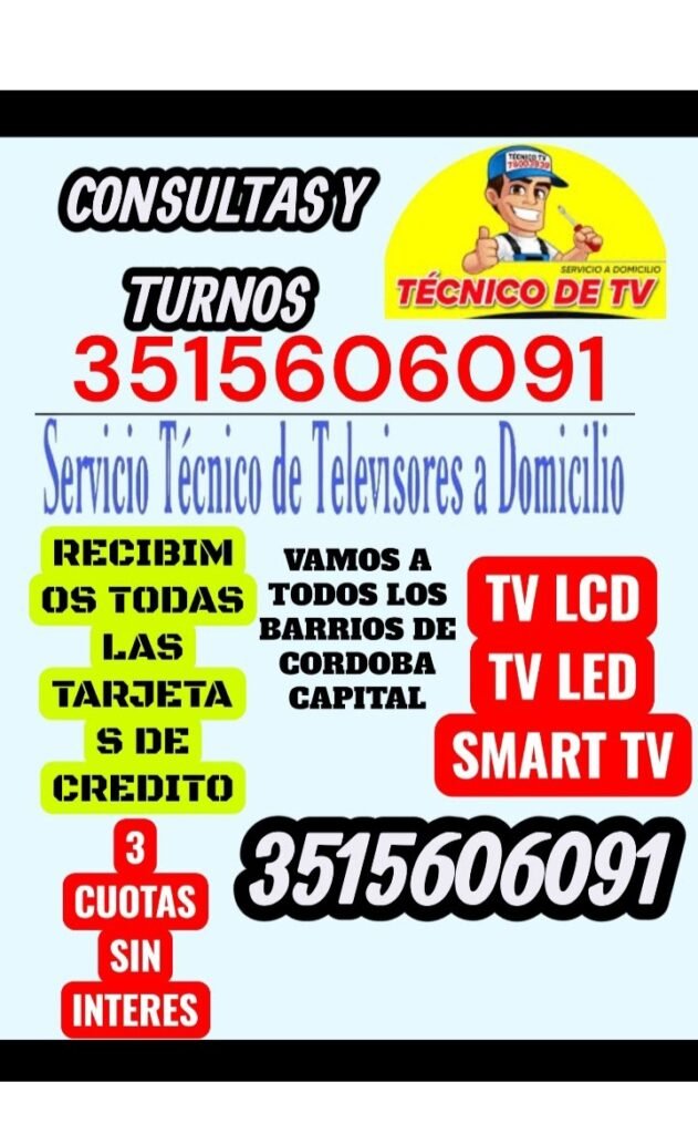 Servicio técnico de TV a domicilio