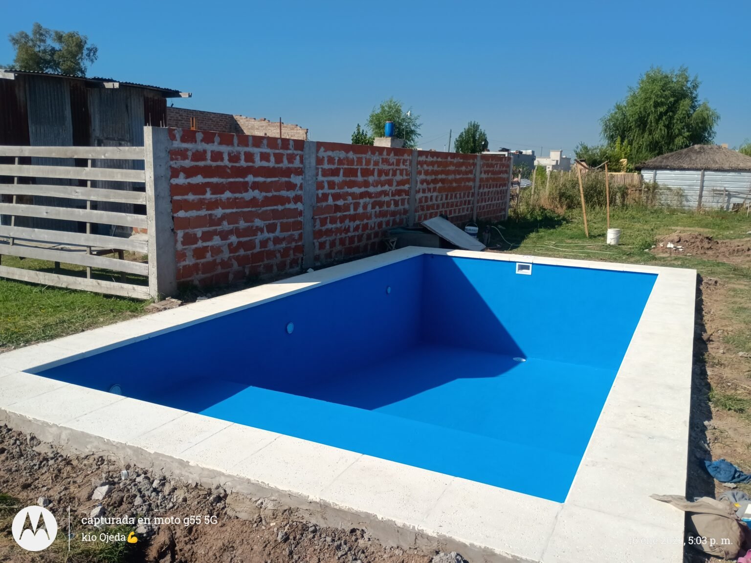 Ojeda piscinas, construcción en gral.