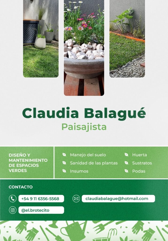 Paisajista–Diseño y mantenimiento