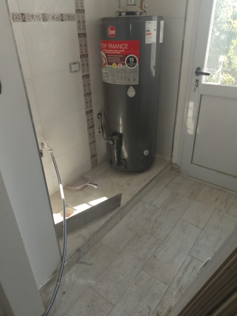 Gas agua mantenimiento